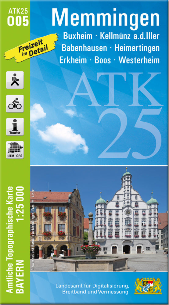 ATK25-O05 Memmingen (Amtliche Topographische Karte 1:25000) (Breitband Und Vermessung, Bayern Landesamt Für Digitalisierung)