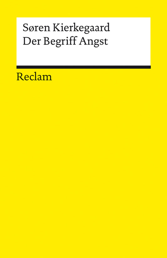 Der Begriff Angst (Søren Kierkegaard)