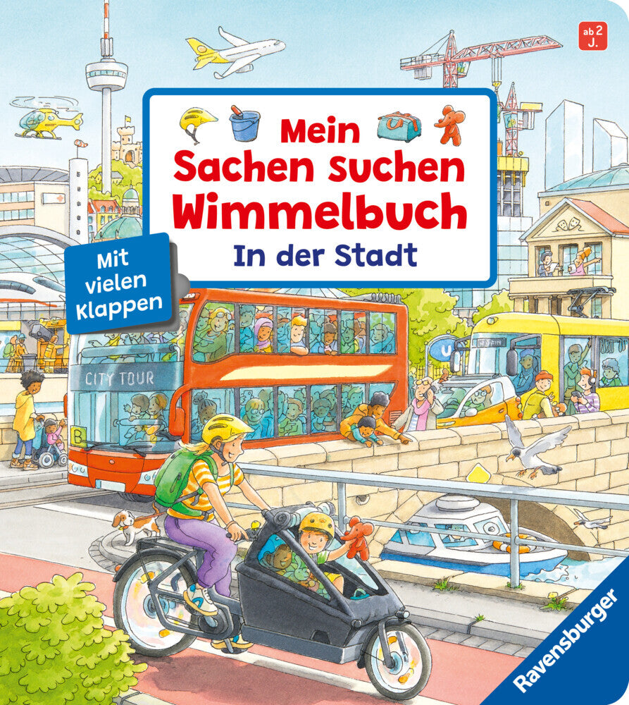 Mein Sachen suchen Wimmelbuch: In der Stadt (Susanne Gernhäuser)