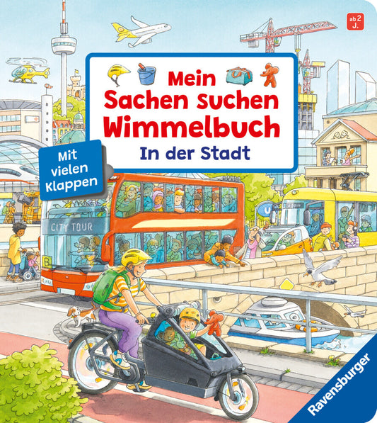Mein Sachen suchen Wimmelbuch: In der Stadt (Susanne Gernhäuser)