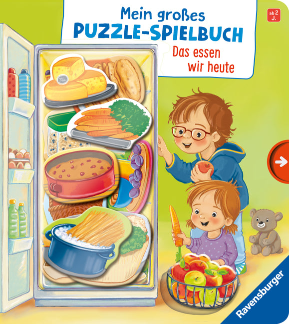 Mein großes Puzzle-Spielbuch - Das essen wir heute (Mila Rulff)