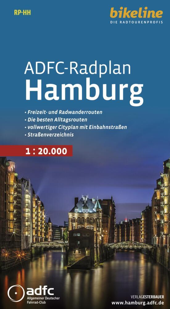 ADFC-Radplan Hamburg (Esterbauer Verlag)