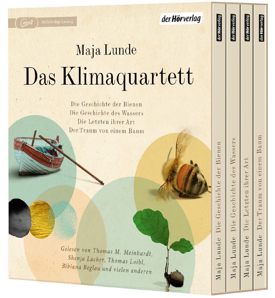 Das Klimaquartett, 8 Audio-CD, 8 MP3 (Maja Lunde)