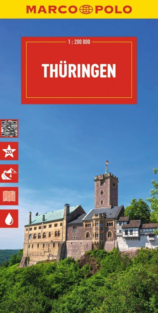 MARCO POLO Reisekarte Deutschland 07 Thüringen 1:200.000 (Marco Polo Verlag)