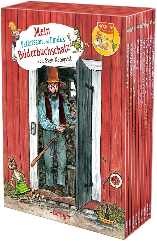 Pettersson und Findus. Mein Pettersson und Findus Bilderbuchschatz, m. 9 Buch (Sven Nordqvist)