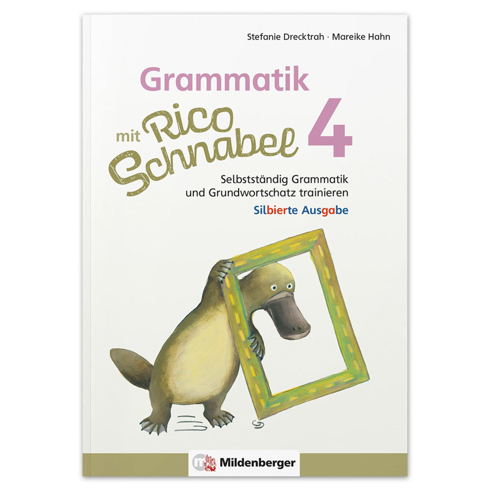 Grammatik mit Rico Schnabel, Klasse 4 - silbierte Ausgabe (Stefanie Drecktrah)