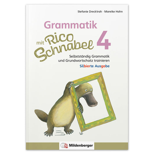 Grammatik mit Rico Schnabel, Klasse 4 - silbierte Ausgabe (Stefanie Drecktrah)