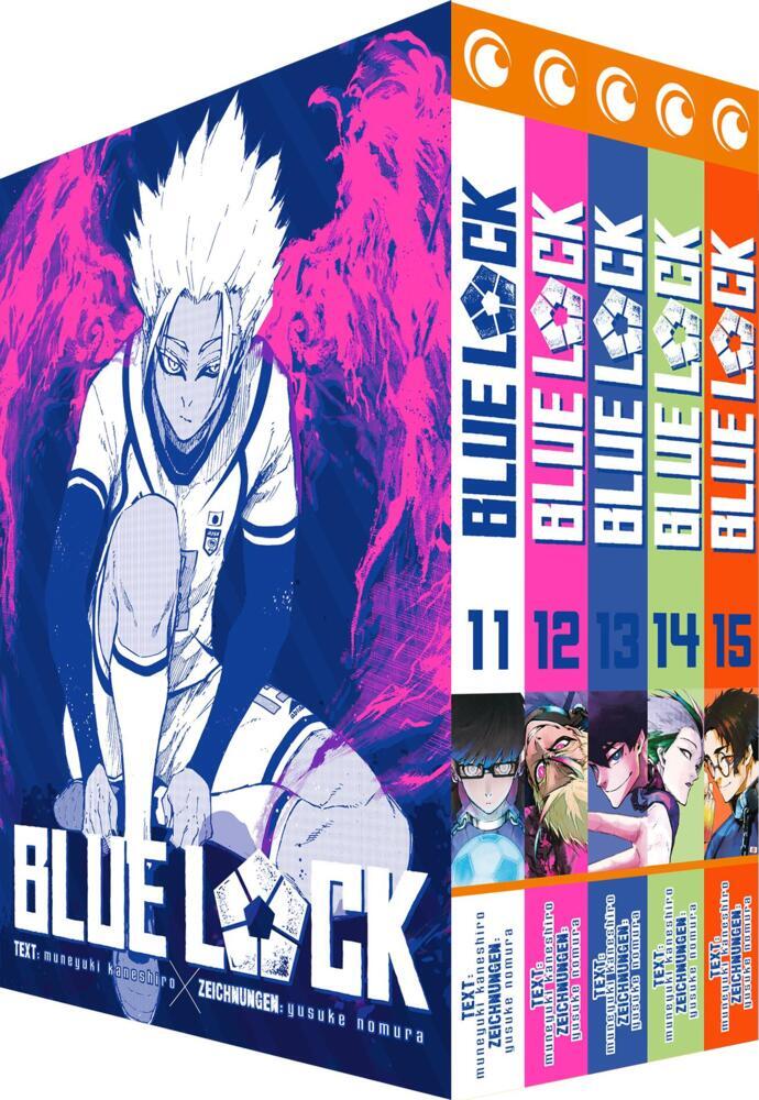 Blue Lock - Band 11-15 im Sammelschuber (Yusuke Nomura)