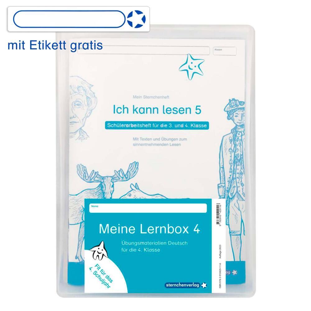 Meine Lernbox 4 - Deutsch - Fit für das 4. Schuljahr (Sternchenverlag Gmbh)