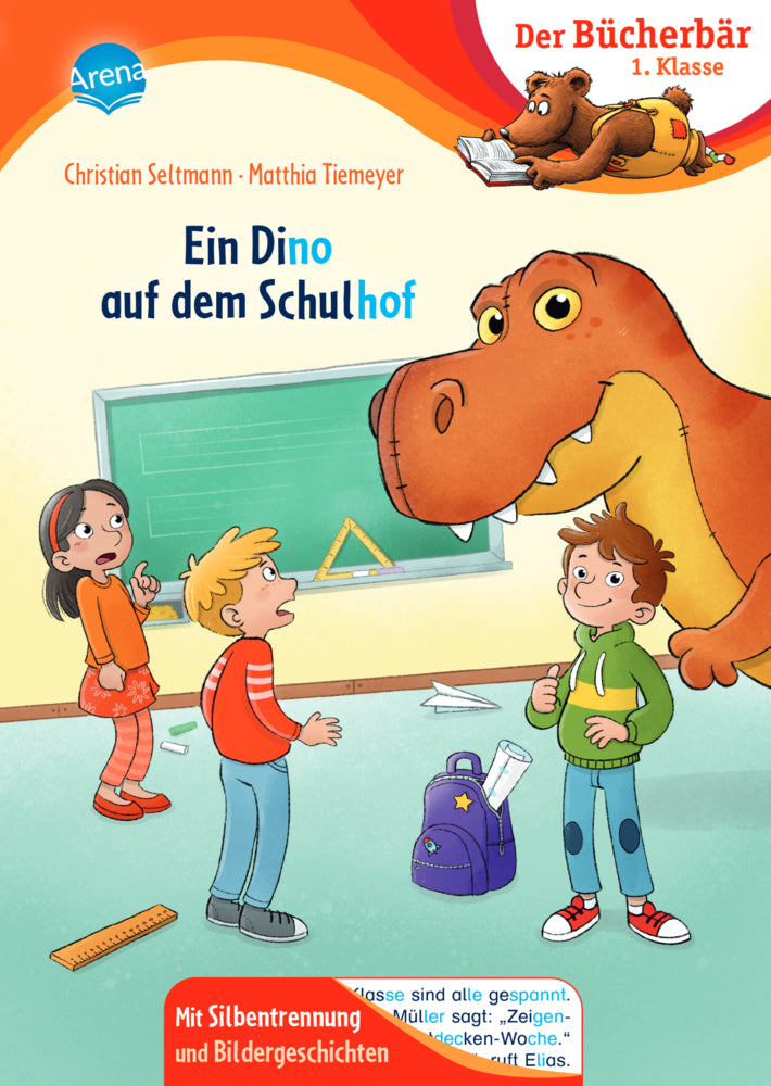 Ein Dino auf dem Schulhof (Christian Seltmann)