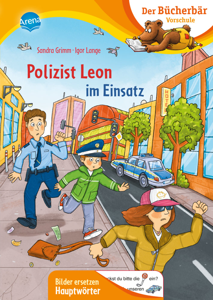 Polizist Leon im Einsatz (Sandra Grimm)