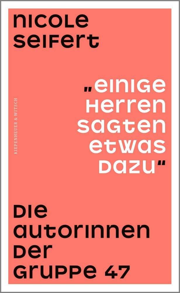 "Einige Herren sagten etwas dazu" (Nicole Seifert)