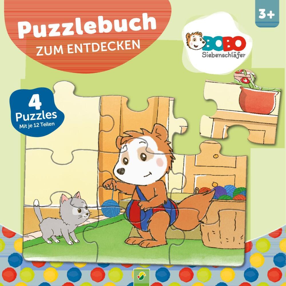Bobo Siebenschläfer Puzzlebuch für Kinder ab 3 Jahren (Schwager & Steinlein Verlag)