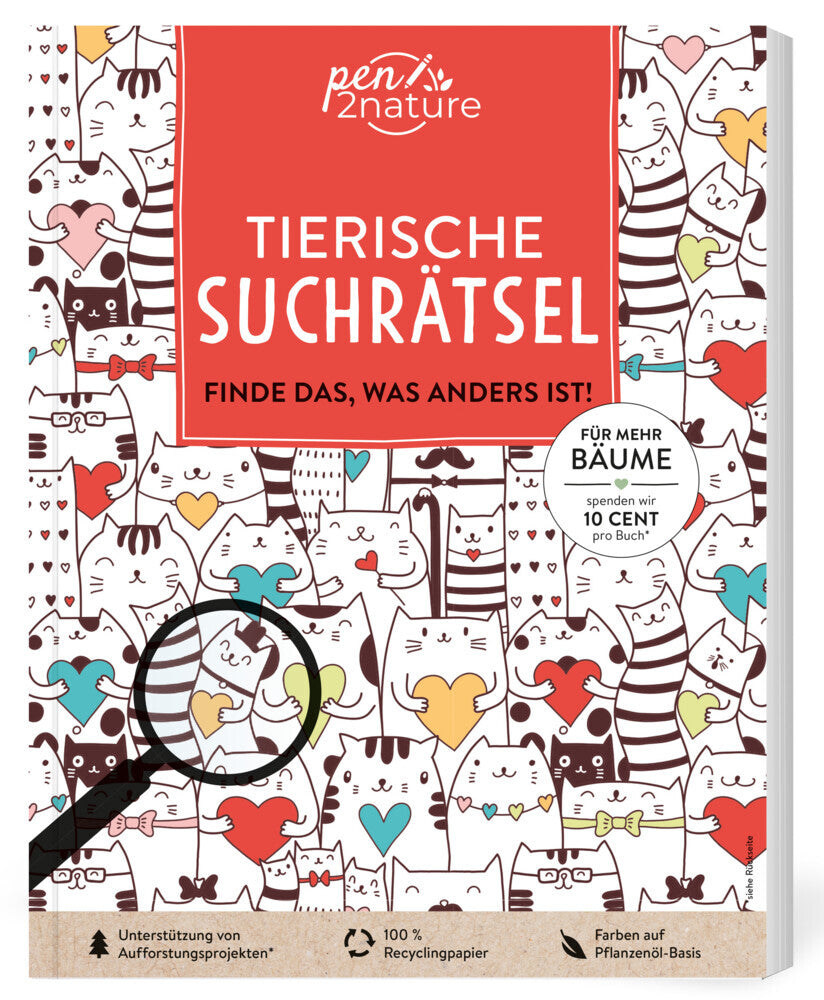Tierische Suchrätsel - Finde das, was anders ist! (Pen2Nature)