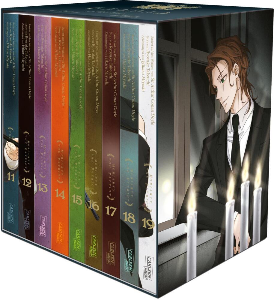 Moriarty the Patriot, Band 11-19 im Sammelschuber mit Extra (Ryosuke Takeuchi)