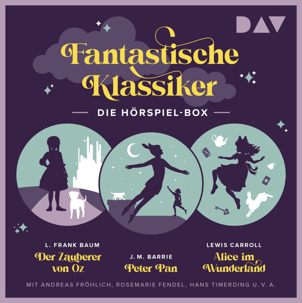 Fantastische Klassiker - Die Hörspiel-Box. Der Zauberer von Oz, Peter Pan, Alice im Wunderland, 5 Audio-CD (J. M. Barrie)