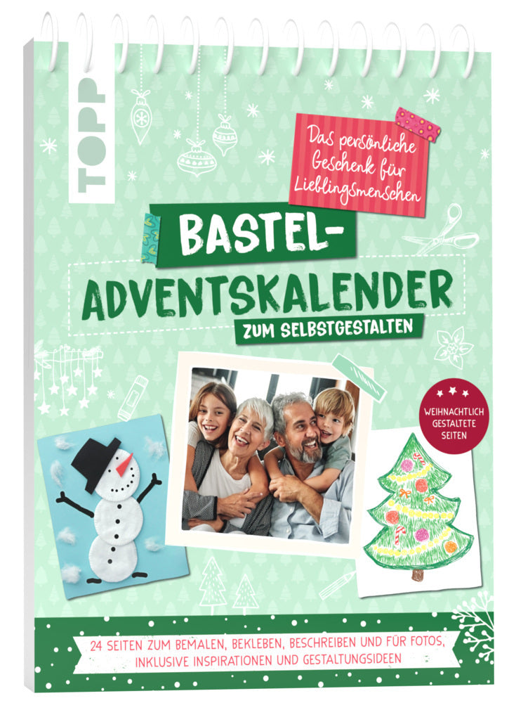 Bastel-Adventskalender zum Selbstgestalten. Das persönliche Geschenk für Lieblingsmenschen (Frechverlag)