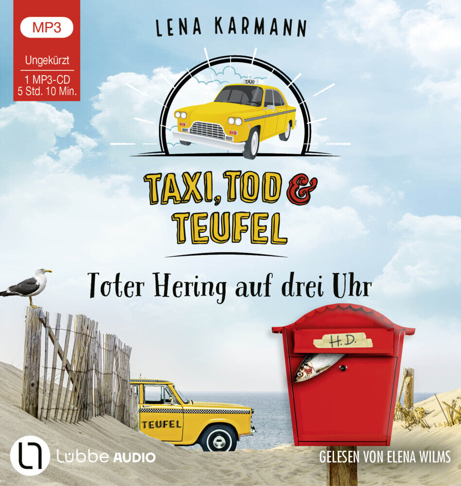 Taxi, Tod und Teufel - Toter Hering auf drei Uhr, 1 Audio-CD, 1 MP3 (Lena Karmann)