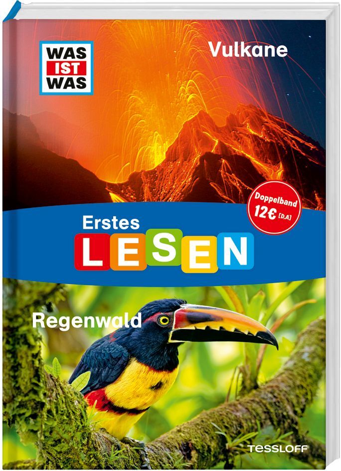 WAS IST WAS Erstes Lesen Doppelband 3.Vulkane/Regenwald (Christina Braun)
