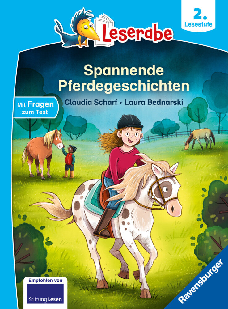 Leserabe 2. Lesestufe - Spannende Pferdegeschichten (Claudia Scharf)