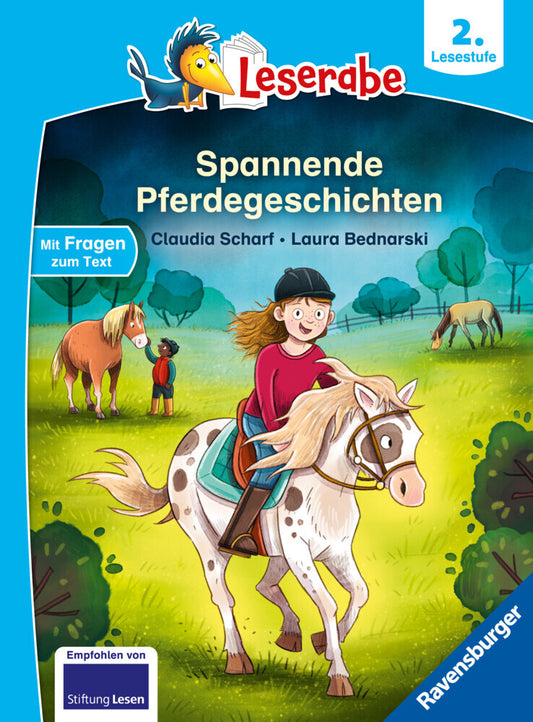 Leserabe 2. Lesestufe - Spannende Pferdegeschichten (Claudia Scharf)