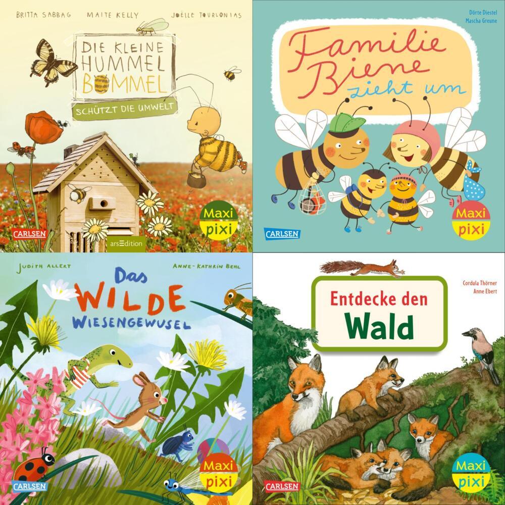 Maxi-Pixi-4er-Set 111: Meine Natur-Bilderbücher (4x1 Exemplar) (Diverse)