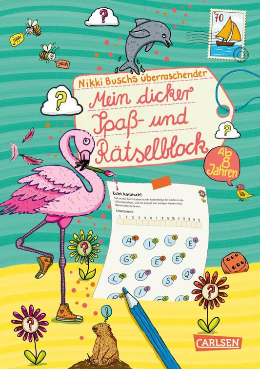 Rätselspaß Grundschule: Mein dicker Spaß- und Rätsel (Nikki Busch)