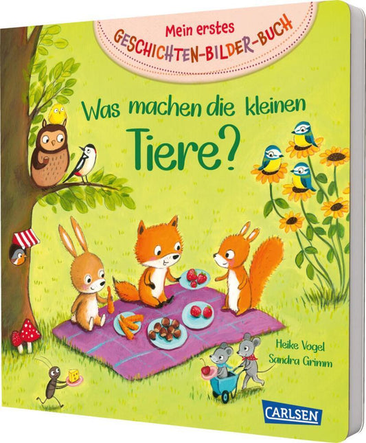 Mein erstes Geschichten-Bilder-Buch: Was machen die kleinen Tiere? (Sandra Grimm)