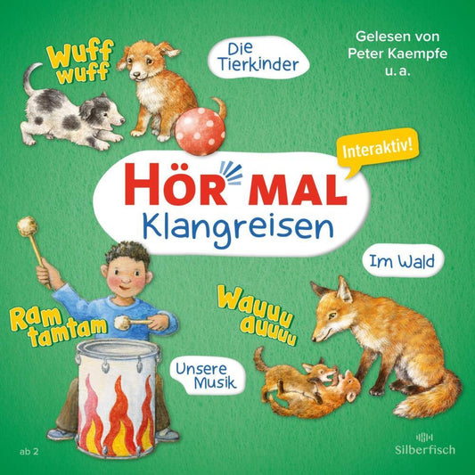 Die Tierkinder, Unsere Musik, Im Wald, 1 Audio-CD (Sandra Kunstmann)