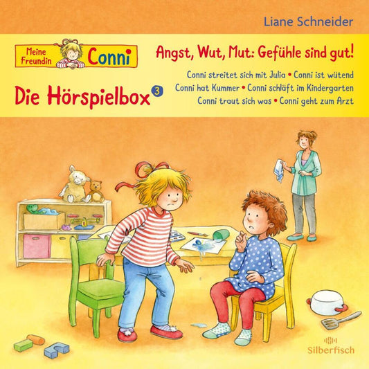 Angst, Wut, Mut: Gefühle sind gut! - Die Hörspielbox 3, 3 Teile, 3 Audio-CD (Liane Schneider)