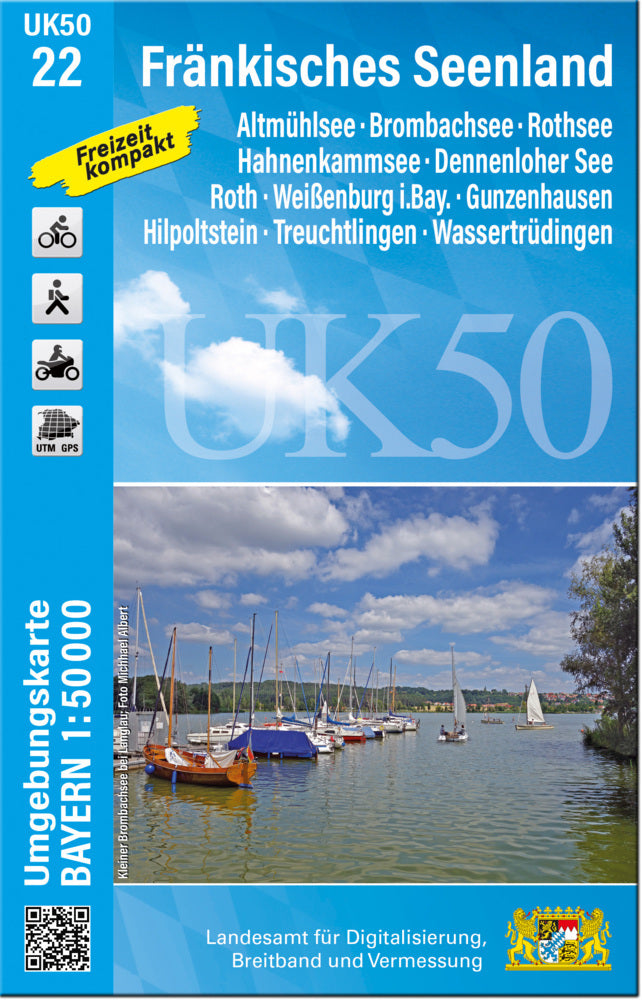 UK50-22 Fränkisches Seenland (Breitband Und Vermessung, Bayern Landesamt Für Digitalisierung)