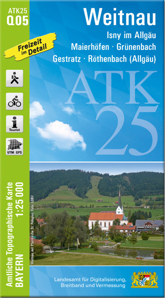 ATK25-Q05 Weitnau (Amtliche Topographische Karte 1:25000) (Breitband Und Vermessung, Bayern Landesamt Für Digitalisierung)