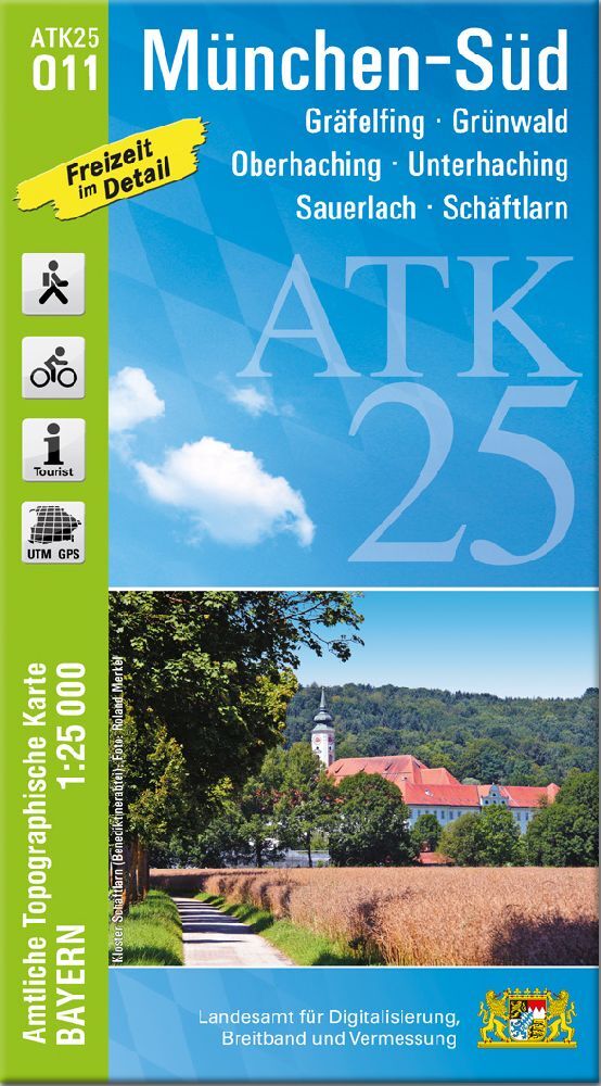 ATK25-O11 München-Süd (Amtliche Topographische Karte 1:25000) (Breitband Und Vermessung, Bayern Landesamt Für Digitalisierung)