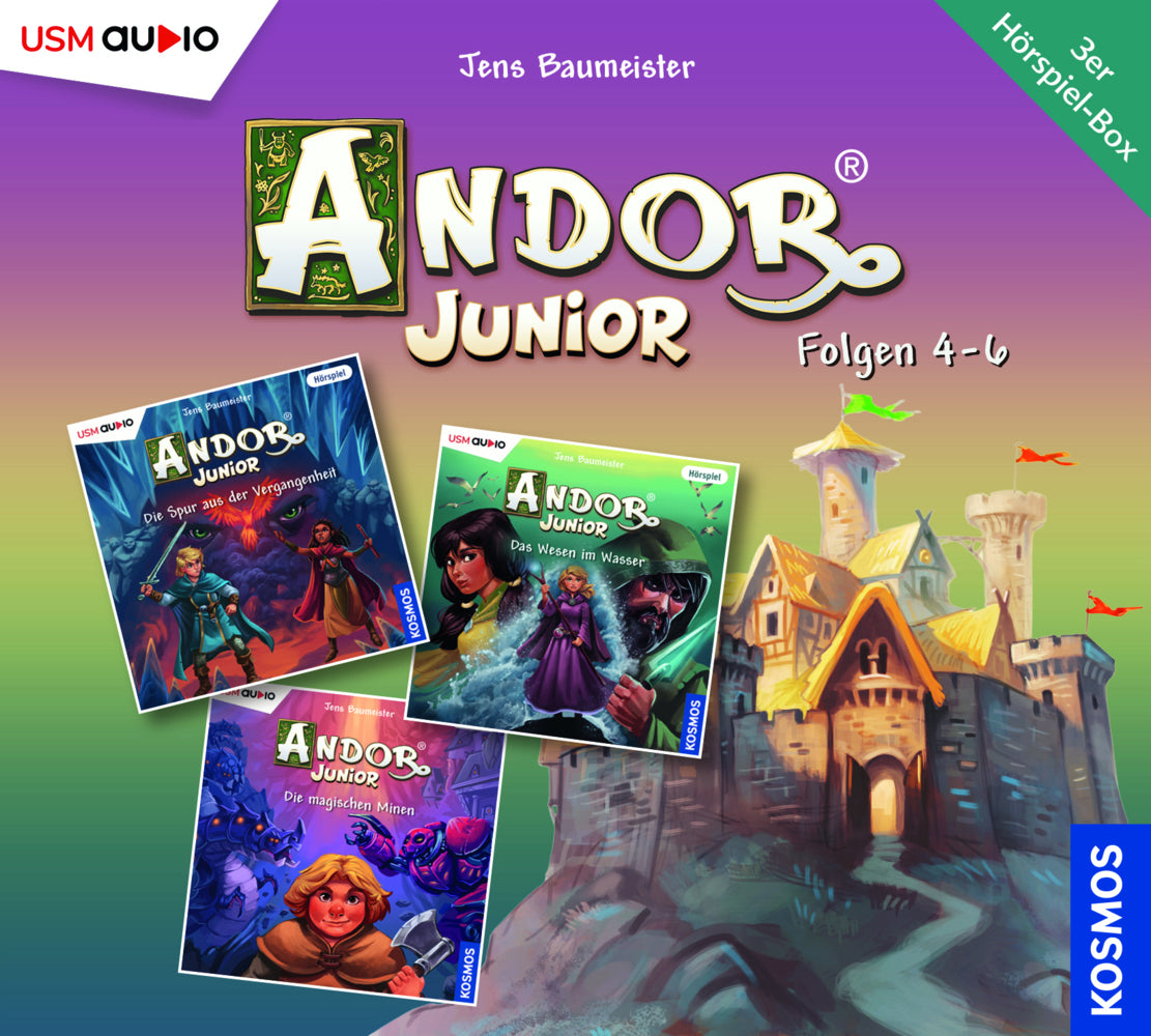 Die große Andor Junior Hörbox Folgen 4-6 (3 Audio CDs), 3 Audio-CD (Jens Baumeister)