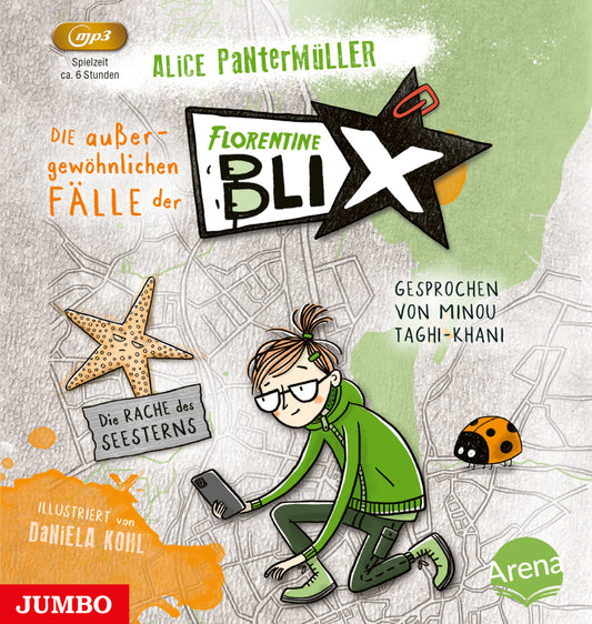 Die außergewöhnlichen Fälle der Florentine Blix. Die Rache des Seesterns, Audio-CD, MP3 (Alice Pantermüller)