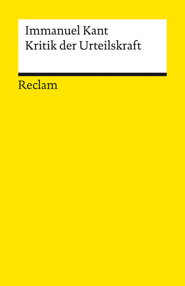 Kritik der Urteilskraft (Immanuel Kant)