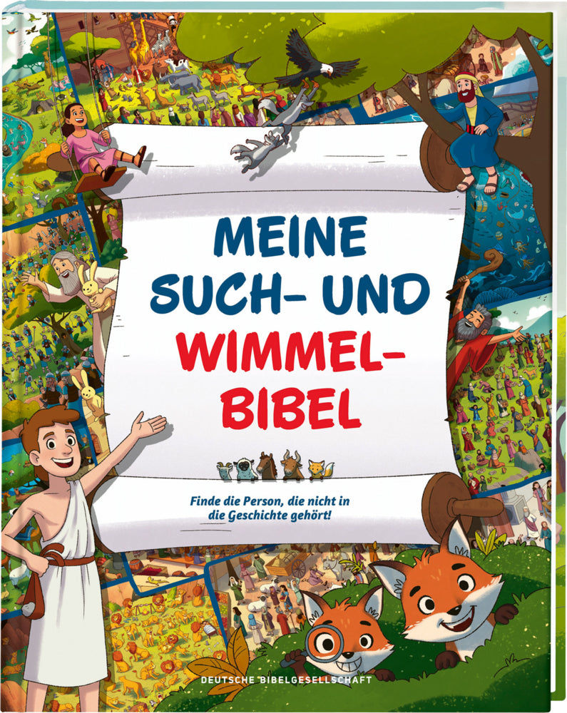 Meine Such- und Wimmelbibel. Finde die Person, die nicht in die Geschichte gehört! Ein kunterbuntes Wimmelbuch zu den schönsten Bibel-Geschichten für Kinder. Mit spannenden Such-Rätselaufgaben (Andrew Newton)