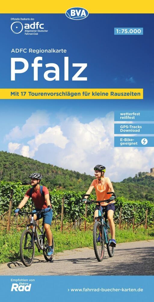 BVA ADFC Regionalkarte Pfalz 1:75.000