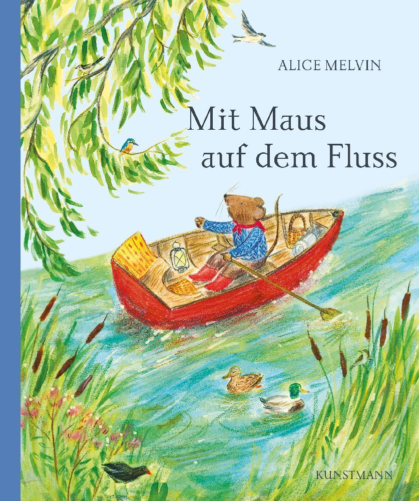Mit Maus auf dem Fluss (Alice Melvin)