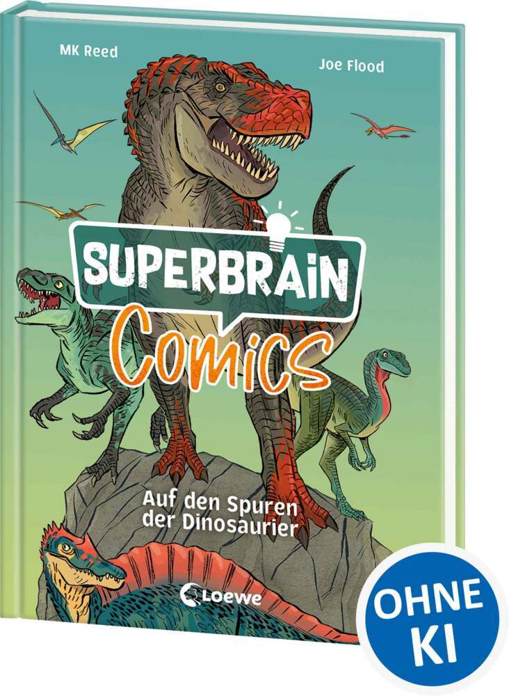 Superbrain-Comics - Auf den Spuren der Dinosaurier (Mk Reed)