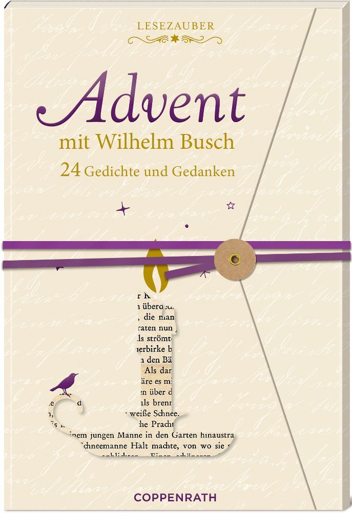 Brief-Adventskalenderbuch - Advent mit Wilhelm Busch (Wilhelm Busch)