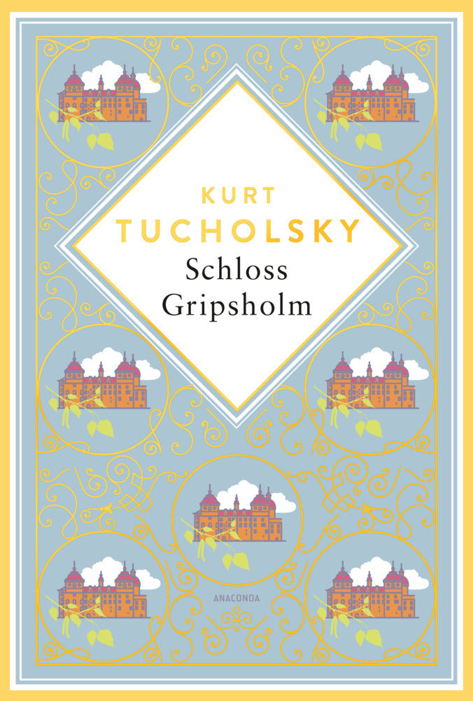 Kurt Tucholsky, Schloss Gripsholm. Eine Sommergeschichte. Schmuckausgabe mit Goldprägung (Kurt Tucholsky)
