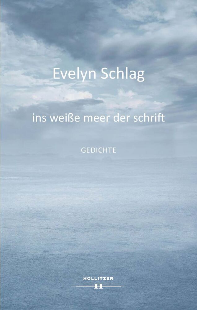 ins weiße meer der schrift (Evelyn Schlag)