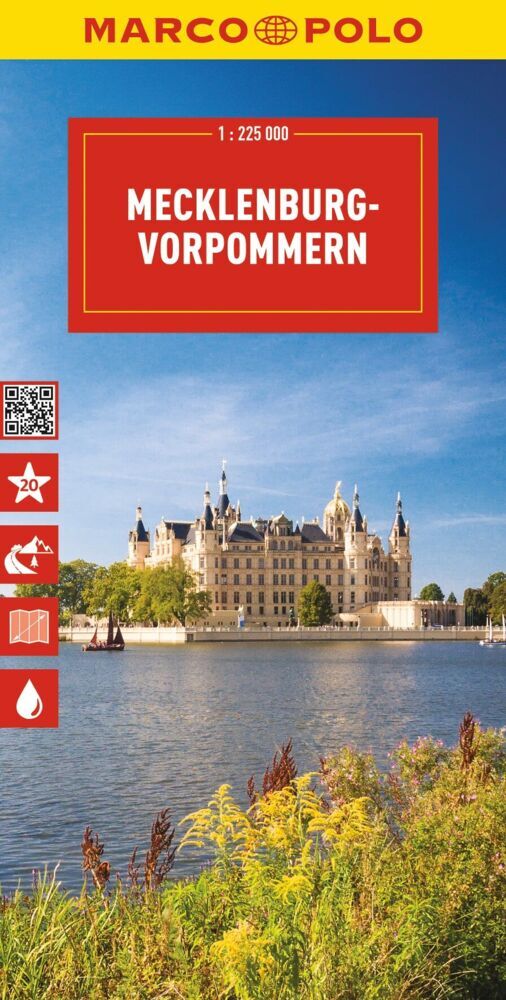MARCO POLO Reisekarte Deutschland 02 Mecklenburg-Vorpommern 1:225.000