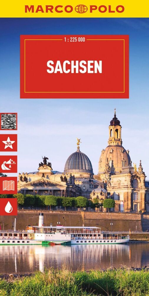 MARCO POLO Reisekarte Deutschland 09 Sachsen 1:225.000 (Marco Polo Verlag)