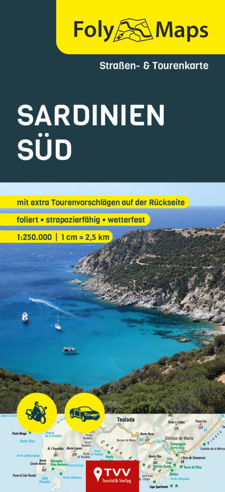 FolyMaps Sardinien Süd (Bikerbetten - Tvv Touristik Verlag Gmbh)