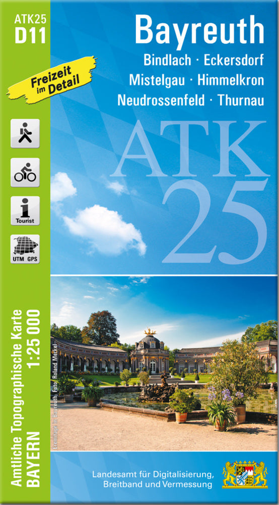 ATK25-D11 Bayreuth (Amtliche Topographische Karte 1:25000) (Breitband Und Vermessung, Bayern Landesamt Für Digitalisierung)