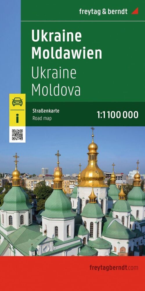 freytag & berndt Straßenkarte Ukraine - Moldawien 1:1 Mio.