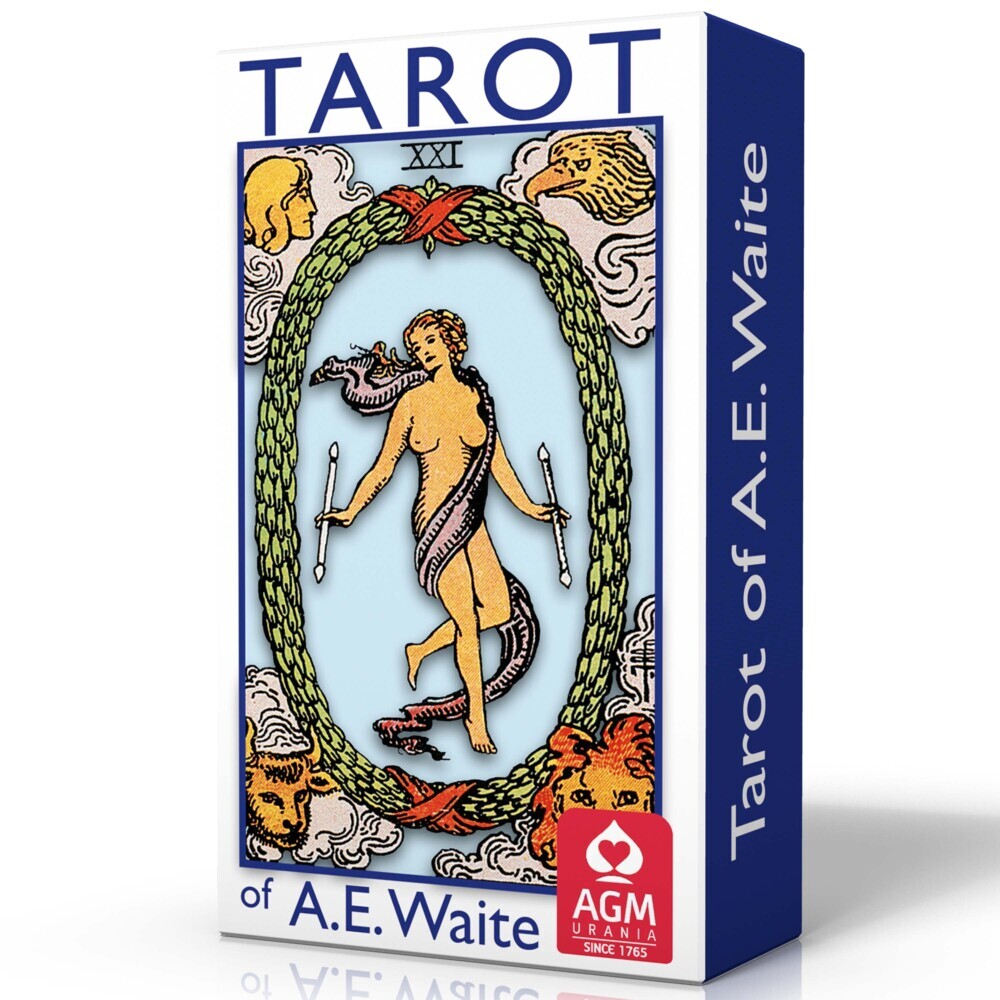 Tarot of A.E. Waite (Blue Edition, Pocket, GB), m. 1 Buch, m. 1 Beilage (Arthur Edward Waite)