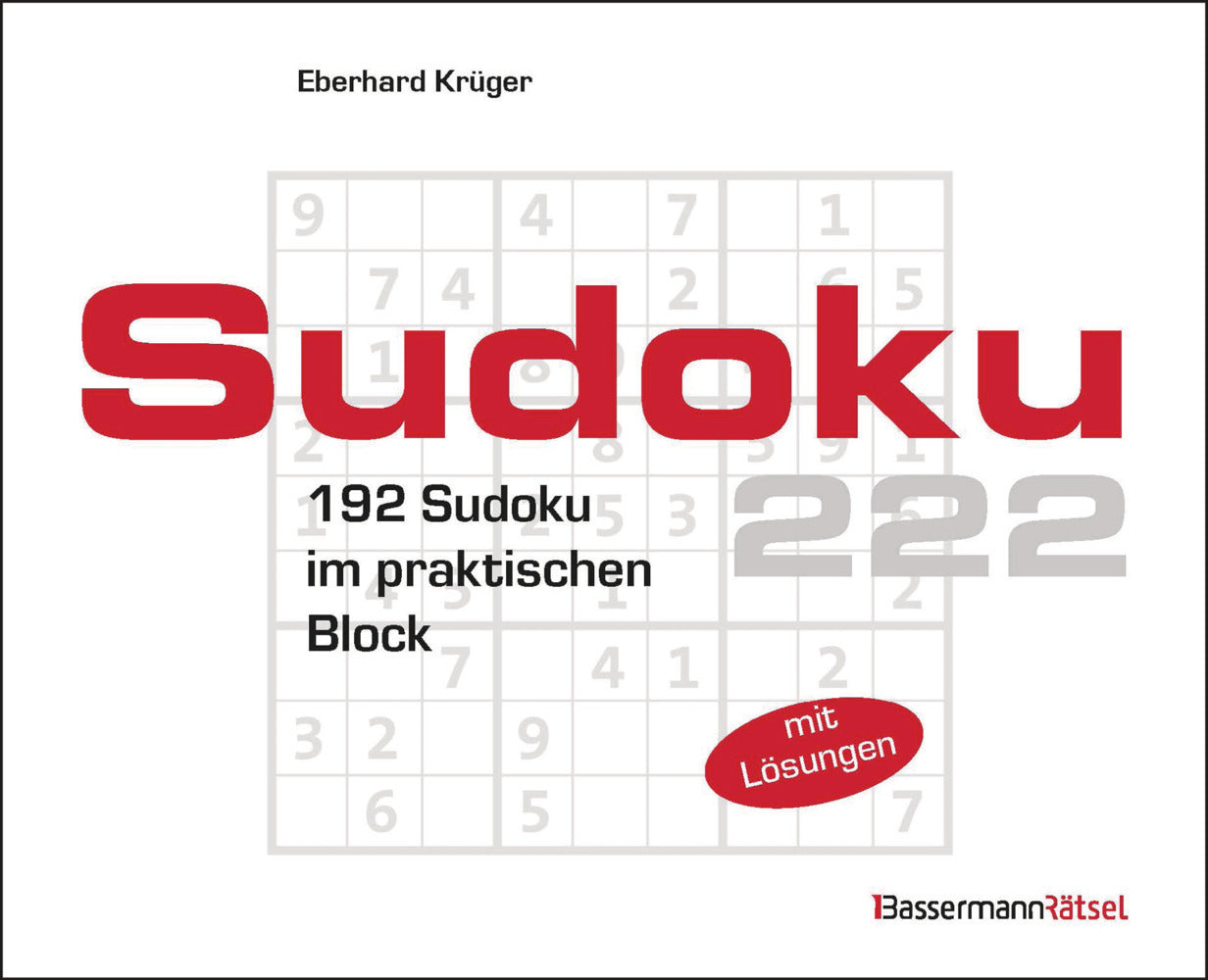 Sudokublock 222 (Eberhard Krüger)